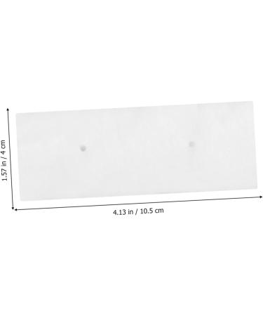 30 Pcs Glass Wiper Accessory Bag Magnet Glass Wipe Magnetic Window Cleaner Strip Double Sided Window Cleaner Refill Window Cleaner Rubber Strip Double Layer Cotton Felt White White 10.5X4CM - Buy Online on GoSupps.com