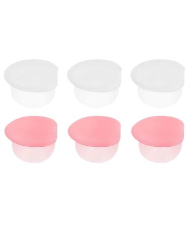 Beaupretty 6PCS Silicone Lip Brush Cover Make up Brush Covers Brush Protector Reusable Brush Holders for Brushes As Shown 1