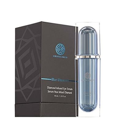 Forever Flawless Diamond Infused Eye Serum. Blue Diamond Eye Serum Formulated to Diminish Puffiness  Bags  Dark Circles  Wrinkles  and Fine-Lines around the Eyes.