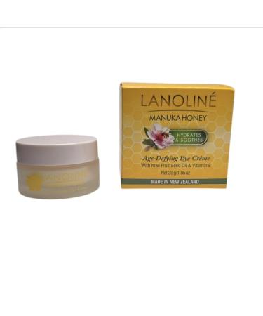 Lanoline Manuka Honey Age-Defying Eye Cr me 1.05 oz Anti-Wrinkle Eye Cream with Kiwi Seed Oil & Vitamin E Hydrating Firming Cruelty-Free Made in New Zealand