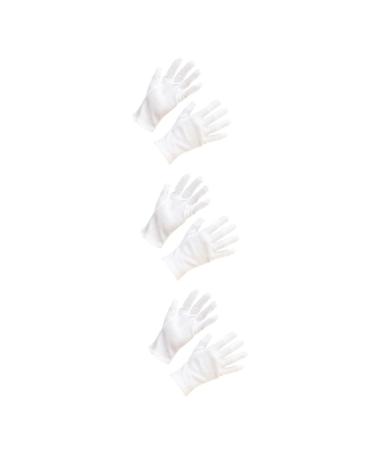 JECOMPRIS 36 Pairs Thermal Hair Dye Hair Salon Hair Dyeing Moisturizing Protective Labor Protection Work Wen Wan White
