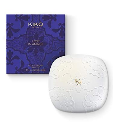 KIKO MILANO Lost In Amalfi Maxi Eyeshadow Palette 01 | 9 Matte and Metallic Shades for Intense Color | Dive into the Blue Sea - Buy Online on GoSupps.com