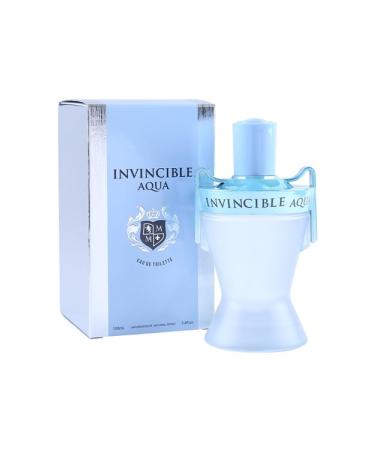 INVINCIBLE AQUA Men's 3.4 Oz EDT Perfume Men Cologne