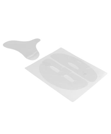 Face Wrinkle Patches 2 in 1 Facial Chest Pad Set Reusable Silicone Chest Wrinkle Pads Face Wrinkle Anti Wrinkle Patches While Sleeping Use