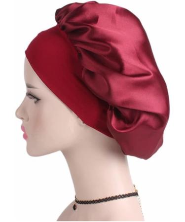 Satin Bonnet for Sleeping | Silk Hair Bonnet for Black Women | Curly Hair Protection - Buy Online on GoSupps.com