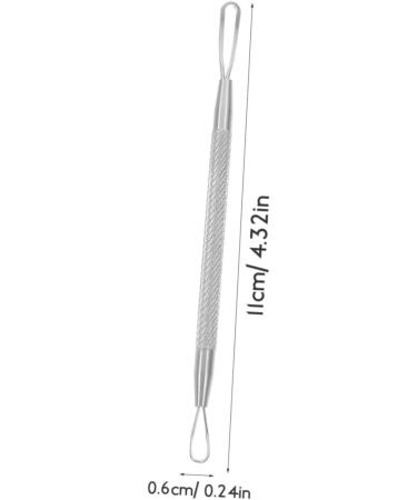 OHPHCALL 7pcs Double-headed Extrusion Ring Blemish Whitehead Popping Tool Blackhead Cleaner Stainless Steel - Buy Online on GoSupps.com