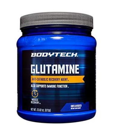 BodyTech Glutamine (Freeform Amino Acid) 4500 MG AntiCatabolic Recovery Agent, Unflavored (24 Ounce Powder) 1.5 Pound (Pack of 1)