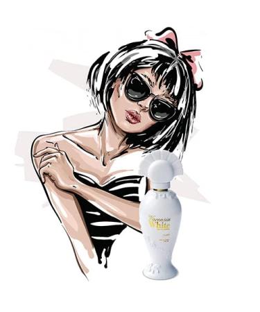 Ulric De Varens Varensia White Eau De Parfum for Women- Creamy Feminine Delicious Scent - Notes of Peach Apple & Vanilla- Floral & Sweet- 1.7 Fl Oz - Buy Online on GoSupps.com