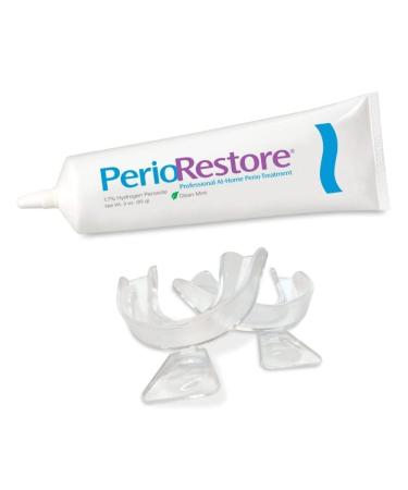 Perio Daily Defense  Gel 3 Ounce Tube  1.7% Hydrogen Peroxide Oral Cleansing Treatment  Oral Cleansing Gel. Includes Two (2) Trays for Ease of Application. Mint Flavor  at-Home Treatment
