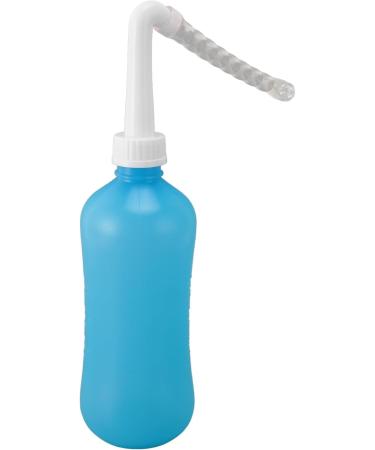 Nasal Rinsing Cleaner Efficient Easy Large Capacity Comfortable Sinus Rinsing Bottle for Sea Water (500ML Blue) - Buy Online on GoSupps.com