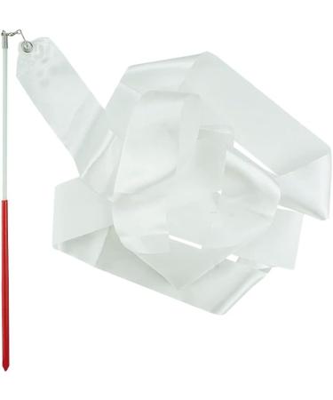 FAZHBARY White Rhythmic Gymnastics Wands 2 Pack for Kids - Perfect for Baton Twirling, Talent Shows, and Artistic Dancing - Buy Online on GoSupps.com