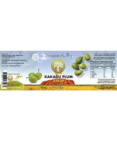  Ancient Purity Kakadu plum syrup - 100 ml - Buy Online on GoSupps.com