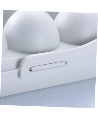 OSALADI 2Pcs 12 Plastic Egg cartons Food dispensers Refrigerator Egg Holder Tray Protective Frame Eggs Grey 30X11cm - Buy Online on GoSupps.com