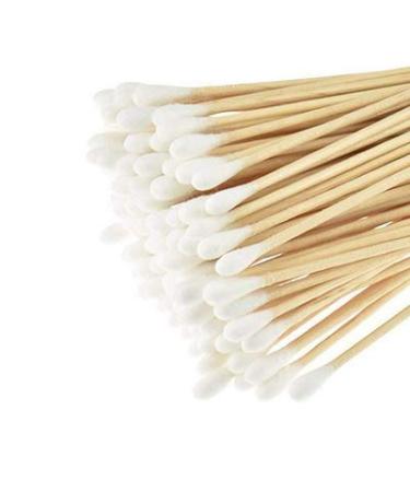 WOIWO 200PCS Cotton Swabs - 6 Inch Single Tip Applicators with Wood Handles for Precision Cleaning | International Shipping Available - Buy Online on GoSupps.com