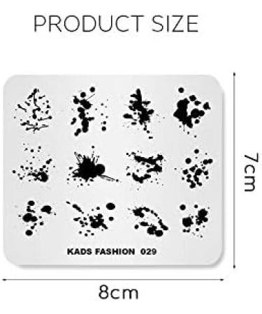 KADS Nail Art Stamping Plates - Fashion Manicure Print Templates - FA029 - Buy Online on GoSupps.com