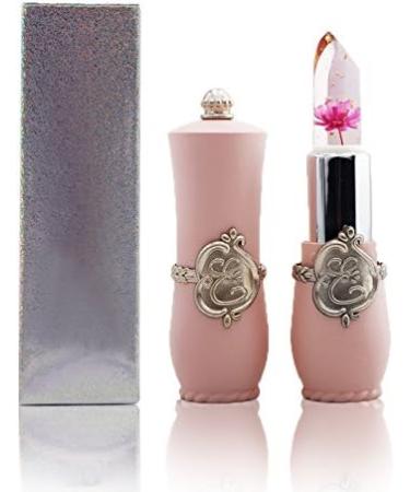 Beauty Flower Crystal Jelly Lipstick Temperature Change Color Lip Balm - Buy Online on GoSupps.com