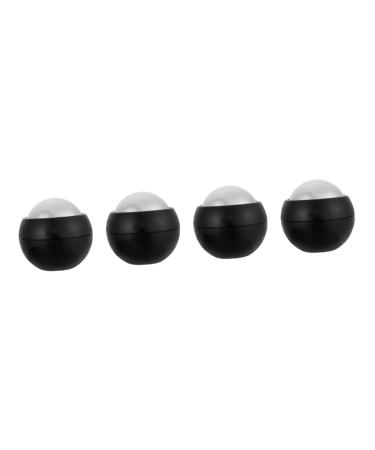 Fomiyes 4 pieces of hand massage ball Face massage device massage roller circulation promoting fitness ball foot massage device heat therapy roller rolling ball Massage household massage ball fasciitis