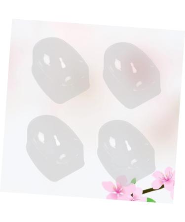 Healeved 4 Pcs Powder Container Dip Powder Nail Kit Manicure Container Nail Salon White Fingernail Polish French Manicure Dip Container Nail Gel Polish Jar Acrylic Nail Set 4pcs As Shown - Buy Online on GoSupps.com