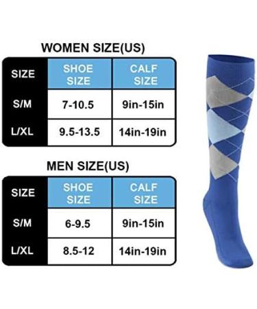 ZLYJ Colorful Knee High Socks for Men & Women - 2 Pairs Patterned Sports & Travel Socks in Khaki - Buy Online on GoSupps.com