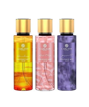 thakor craft London Body Mists Combo | Pack of 3 Mists - Like A Dream Blush & Tease and Juicy Secrets | 250ml each | Body Sprays for Women