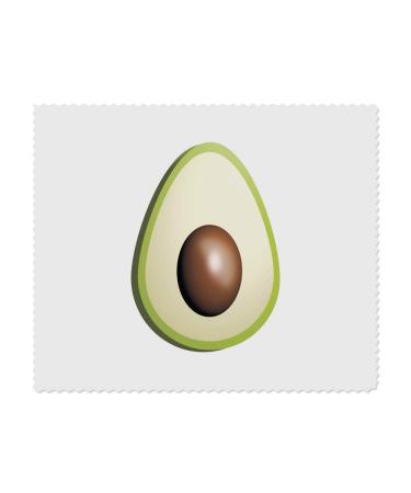 2 x 'Halve Avocado' Microfiber Lens/Eyeglass Cleaning Cloths (LC00020732)