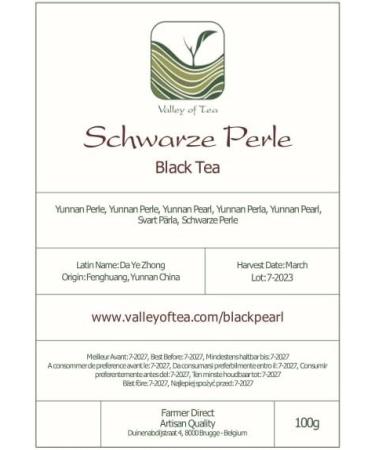 Yunnan Black Dragon Pearls Tea - Strong and Malty Pearl - Golden Special Grade 100g Yunnan Black Pearl 100g - Buy Online on GoSupps.com