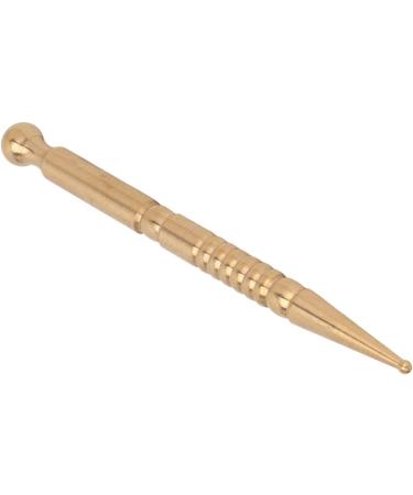 Verdant Touch Face Eye Massage Pen Acupressure Bar Brass Manual Acupuncture Pen for Deep Tissue Massage Men Women - Buy Online on GoSupps.com