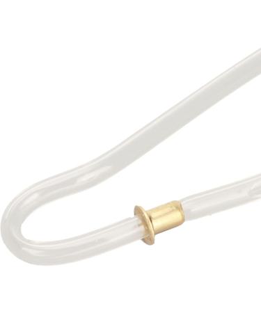 Oaldic Hearing Aid Hose - 10 Transparent Sound Aid Tubes with Metal Lock - Replacement Accessories for Sound Amplifiers - Buy Online on GoSupps.com