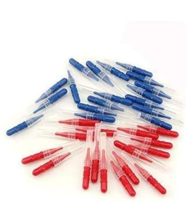LKE 50pcs/Pack Interdental Brush Tooth Flossing Head Oral Dental Hygiene Brush Tooth Cleaning Tool Tooth Cleaning Tool