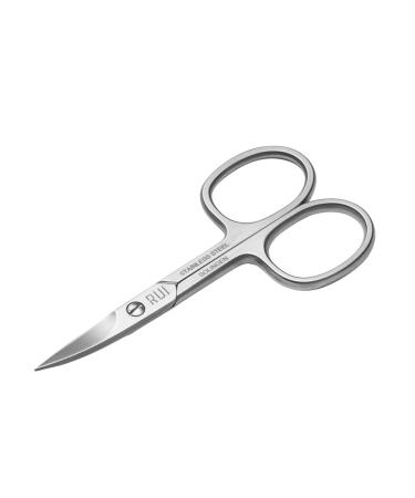 Rui Smiths Pro Precision Nail Scissors | Stainless Steel Manicure Pedicure Trimmer Cutter with Micro-Serrated, Anti-Skid, Curved Cutting Edges | Made in Solingen, Germany NI-SC-90