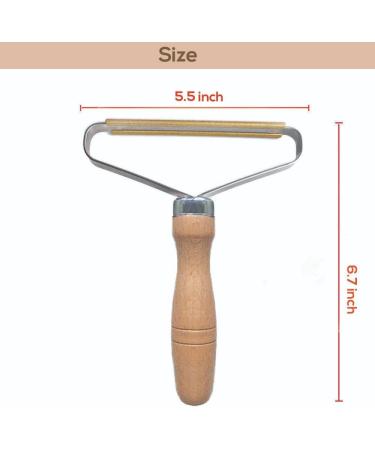 Portable Lint Remover Non-Damaging Pet Hair Cleaner & Clothes Fuzz Shaver for Rugs Couch and Furniture - Reusable Brown Carpet Scraper - Buy Online on GoSupps.com