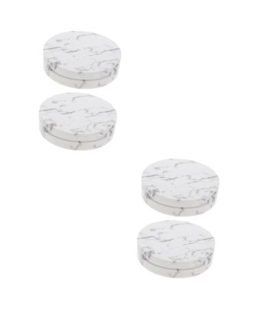 FOYTOKI 4 Pcs Storage Box Empty Compact Powder Makeup Sifter Jars Powder Compact Case Powder Case