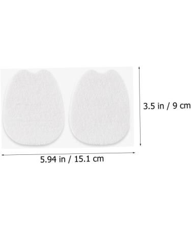 Mobestech 8 Pairs Orthotic Metatarsal Cushions for High Heels | Forefoot Pad & Neuroma Support Insoles - Thin Adhesive White - Buy Online on GoSupps.com
