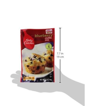 Betty Crocker Blueberry Muffin Mix 6.5 oz (Pack of 9) - Ready to Bake & Delicious - Buy Online on GoSupps.com