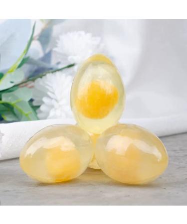 Premium Handmade Crystal Egg Soap | Natural Ingredients & Essential Oils | Handcrafted Egg-Shaped Body Cleanser for Soft Clean Skin - Buy Online on GoSupps.com