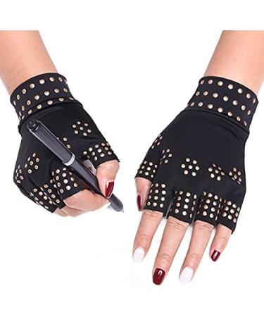 tesrgre Fingerless Compression Arthritis Pain Relief Support Magnetic Therapy Glove - Buy Online on GoSupps.com