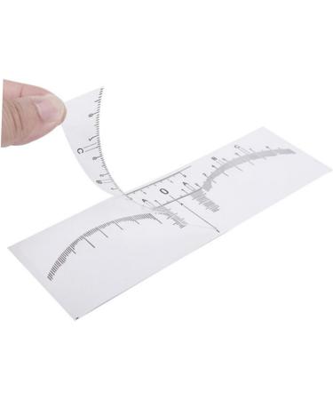 FOMIYES 10pcs Set Eyebrow Measure Ruler Sticker Guide Microblading Eyebrow Ruler Stickers Disposable - Buy Online on GoSupps.com
