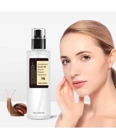 Snail Mucin 96% Power Repairing Essence 3.38 fl.oz 100ml Hydrating Serum for Face with Snail Secretion Filtrate for Dull Skin & Fine Lines Korean Skincare