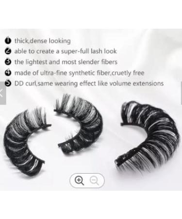 Buy 5D Silk Handmade Faux Mink Eyelashes - Fluffy Natural Look Reusable & Thick Curl (13-16mm) | International Shipping Available - Buy Online on GoSupps.com