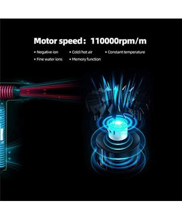 3 In 1 Professional Negative ions Blow Dryer Powerful Wind Hot/Cold Hair Dryer Hair Salon Hairdressing with Memory Function 50 - Buy Online on GoSupps.com