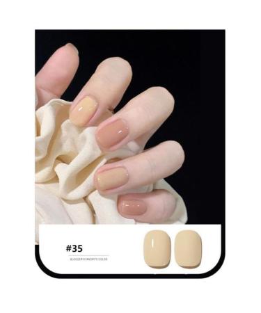 15ml Glitter UV Gel Nail Polish Glitter Sequins Soak Off UV Gel Varnish Colorful Nail Gel Polish DIY Nail Art Polish - (Color: 35 Style A) 35 / Style a