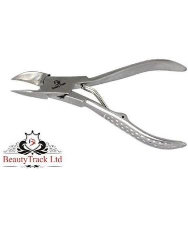 BeautyTrack Thick Toe Nail Cutter - 4.5 Pedicure Clippers for Thick Nails - Stainless Steel Chiropody Podiatry Instrument - Buy Online on GoSupps.com