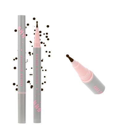 Lacrimal Nevus Pen Freckle Pen Natural Realistic Freckle Makeup Pen Natural Waterproof Freckle Pen Small Round Head Freckle Pen Magical Spot Pen (Natural Brown)