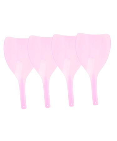 Hohopeti Masque de Coiffure Transparent Lot de 4 Pi ces Protection du Visage Yeux pour Coloration des Cheveux Accessoires Salon de Coiffure Usage Professionnel et Couleur Al atoire