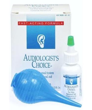 Audiologists Choice Earwax Removal System with Ear Wax Air Bulb Syringe