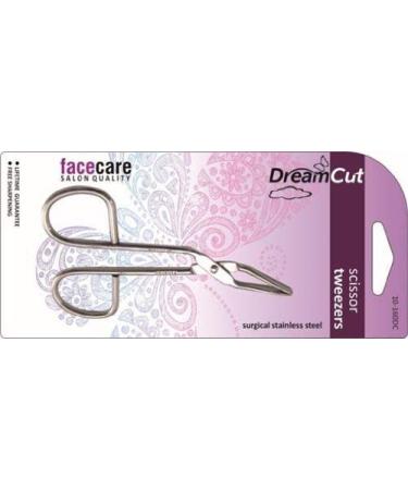 Dreamcut Scissor Tweezer Surgical Stainless Steel  Perfect for Ingrown Hair  Eyebrow Hair  Nose and Facial