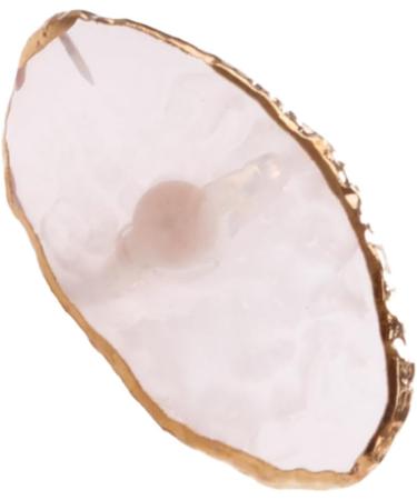 Nail Art Finger Ring Palette Polish Holder Color Mixing Plates Manicure Tools White nail polish holder ring - Buy Online on GoSupps.com