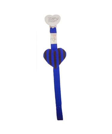 Zigozago - Pacifier chain black and blue heart