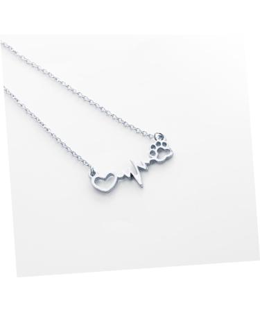 CALLARON Couples Necklace Necklaces Stainless Steel Necklace for Women Heart Necklace Pendant Lovers Friendship The Dog - Buy Online on GoSupps.com