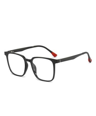 3 in 1 Nearsighted Glasses Magnetic Sunglasses/Night Driving Clip Myopia Night vision Glasses For Distance Bright Black-1 0 x